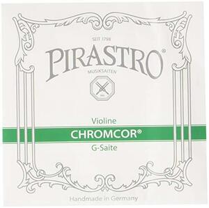 PIRASTRO CHROMCOR クロムコア バイオリン弦 G線 スチール 4/4 クロムスチール巻 3194