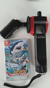 任天堂　Nintendo Switch ニンテンドースイッチ 　釣りスピリッツ　Joy-Conアタッチメント付き（竿コン）美品　送料無料　1円スタート