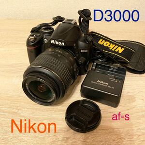 Nikon デジタル一眼レフカメラ NIKKOR AF-S 一眼レフ　ニコン　レンズ　D3000 カメラ　18-55mm VR DX 
