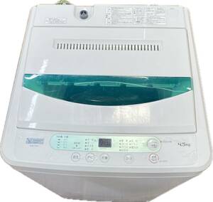 送料無料g30798 ヤマダ電機 YAMADASELECT ヤマダセレクト 洗濯機 4.5kg YWM-T45G1 グリーン YAMADA 全自動電気洗濯機 2019年製