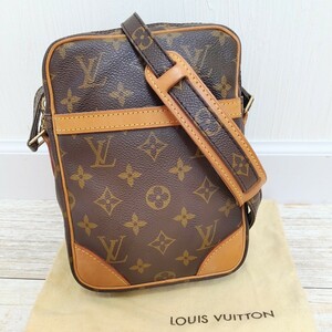 【良品】 LOUIS VUITTON ルイヴィトン M45266 モノグラム ダヌーブ ショルダーバッグ 保存袋付★ ポシェット ブランド バッグSL0090