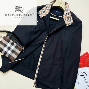 M13【トップスに優雅に着こなす】参考価格10万●美品BURBERRY ●ビックシルエット●ジャケットコート バーバリー　コート レディース　L