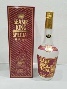 ★【58120】古酒★SEASIR　KING　SPECIAL　シーサーキングスペシャル　赤　熟成泡盛　40％　720ｍｌ　箱付き★