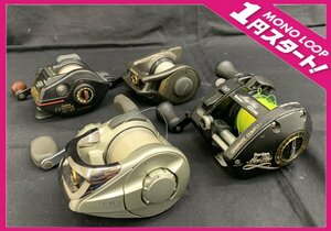 【6MTメ04016E】１円スタート★SHIMANO★DAIWA★ベイトリール★4点★チヌチェイサー★マグプラス★チヌ★釣り具★釣り★リール★