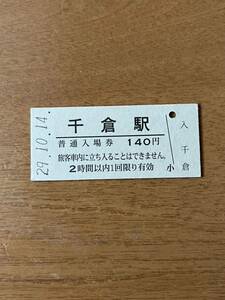 JR東日本 内房線 千倉駅（平成29年）