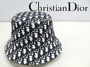 第二通販　未使用保管　クリスチャン・ディオール　リバーシブル　帽子　ハット　
