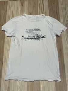 RRL プリントTシャツ ホワイト　ダブルアールエル