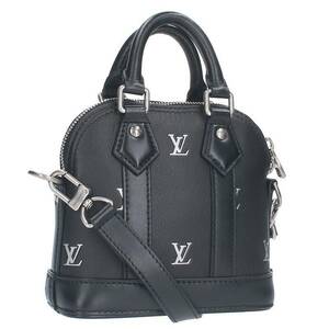 ルイヴィトン LOUISVUITTON M83184/ナノ・アルマ LVロゴ2WAYショルダーバッグ 中古 GZ11