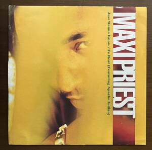 貴重 ジャケ MAXI PRIEST マキシ プリースト just wanna know for real too late to turn レコード LP 12インチ UK 盤 Raggae DANCEHALL