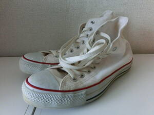 中古品 保管品 CONVERSE コンバース ALLSTAR オールスター ハイカット スニーカー M7650 26.5cm/激安1円スタート