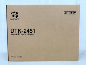 【動作保証】 WACOM DTK-2451/L 23.8インチ フルHDディスプレイ 液晶 ペン タブレット 機器 未使用 K8786223