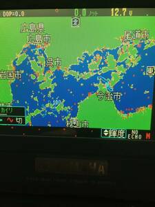 大分県豊後水道から瀬戸内海方面地図データ内蔵ヤマハG PＳ魚探YＦー60 NＦDⅡ中古