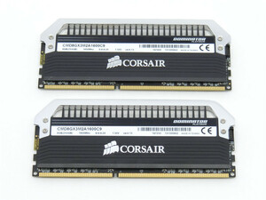 CORSAIR　CMD8GX3M2A1600C9　　4GBX2　合計8GB　　動作確認済み　　送料無料