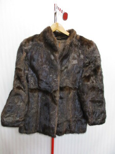 Silver Blu IEMURA　ミンクコート　SIZE１３　茶　毛皮コート　リアルファーコート　毛皮ジャケット　ミンクジャケット　ミンクファー01117