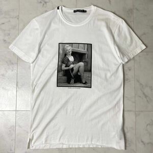 ドルチェ&ガッバーナ DOLCE&GABBANA マリリンモンロー フォトプリント 半袖Tシャツ サイズ46 M ホワイト 白 メンズ