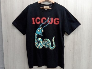 GUCCI 548334 半袖カットソー サイズS ブラック Tシャツ フレイヤ・ハルタス 三つ目 蛇系 店舗受取可