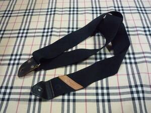 Takamine Cloth Strap Black　タカミネ 布 ストラップ ブラック