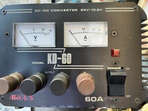 ARGUS KD60 DC/ DCコンバーター24v〜12v 60A