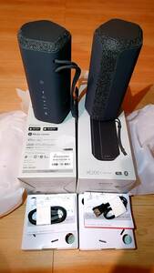 SONY ソニー Wireless Speaker ワイヤレススピーカー SRS-XE200 (B) ブラック ２台セット