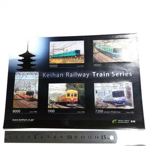 非売品？　希少　 京阪電車　KEIHAN　京阪電気鉄道株式会社　 21cm×14.8cm　ステッカー　送料無料