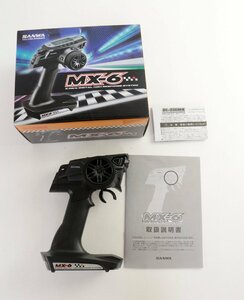 【中古・訳あり品】SANWA サンワ プロポのみ MX-6 2.4GHz仕様【通電確認済・受信機欠品】.