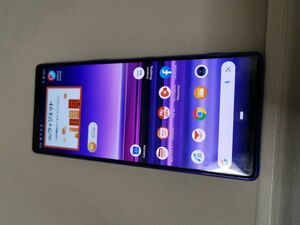 Sony mobile xperia1 sov40 blue