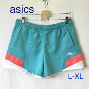 美品 asics アシックス ショートパンツ ランニング トレーニング L 〜 XL 短パン トレッキング ウォーキング ジョギング 男女兼用