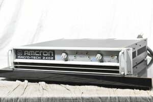AMCRON アムクロン MACRO-TECH 2402 パワーアンプ ①