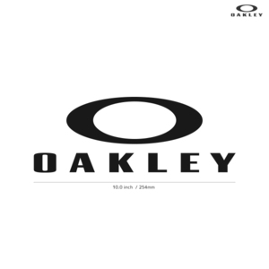 【OAKLEY】オークリー★01★ダイカットステッカー★切抜きステッカー★10.0インチ★25.4cm