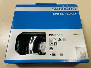 【新品】シマノ PD-R550 ビンディングペダル SPD-SL クリート付き ブラック