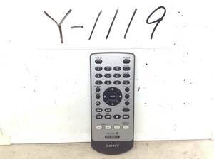 Y-1119　ソニー　RM-X135　DVDプレーヤー　MV-101用　リモコン　即決　保障付