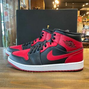 AIR JORDAN 1 MID エア ジョーダン 1 ミッド BRED ブレッド 554724-074 size 28.5cm 未使用品 黒タグ