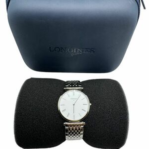 【美品】ロンジン LONGINES グランドクラシック L4.709.4 電池式 QZ メンズ