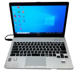 ★【驚速　FUJITSU S935/K i5-5300U 2.30GHz x4+6GB+SSD256GB 13.3インチノートPC】Win10+Office2021 Pro/WEBカメラ■C110313