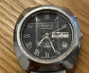 ORIENT オリエント CHRONOACE クロノエース 23石 3針デイデイト AT 429-21270 グレー文字盤 カットガラス ジャンク品