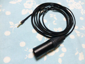 B＆W P9 Signature 用 ケーブル KPPV-SW 13/0.08x2C XLR 4ピンコネクタ 長め 200cm ( 4.4mm5極 へ カスタム可能) Bowers & Wilkins