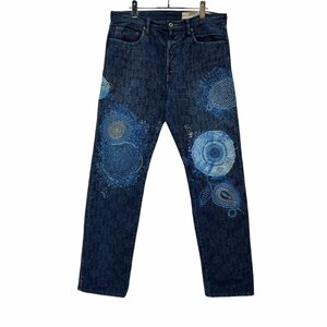 KAPITAL 【men4190D】 21AW CENTURY DENIM NO.123 紺屋リメイク size 36 刺子 極希少 パンツ ボトム キャピタル メンズ HC