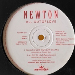 ハウス Newton / All Out Of Love 12インチです。