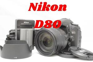 一眼レフデビューに！Nikon D80　ニコン　一眼レフカメラ　レンズキット　18-70mm 動作確認済み