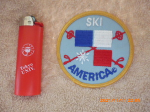 ７０年代　ワッペン　　Ski America