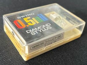 未開封新古品■SWINGレコード針■DENONコロムビアC-DSN-34■全画像を拡大してご確認願います