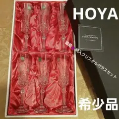 HOYA クリスタルワインガラス6客セット