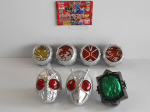 ♯Jce29BO仮面ライダーウィザードリング08全7種400ライダーマン:♂BANDAIバンダイ♀400円〓013952_b