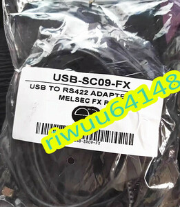【保証付き】★新品！MITSUBISHI/三菱 　USB-SC09-FX　　シーケンサー PLC FXシリーズRS-422変換ケーブル 黑 代用品