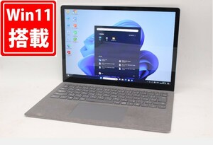 中古 2K対応 タッチ 13.5型 Microsoft Surface Laptop3 Windows11 10世代 i7-1065G7 16GB NVMe 512GB-SSD カメラ 無線 Office付 管:1617m