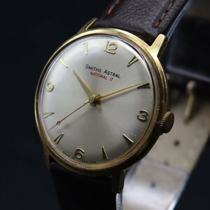 SMITHS ASTRAL National 17 スミス アストラル ナショナル 17石 手巻き 動作品ジャンク 1960年代 英国製 イギリス メンズ腕時計