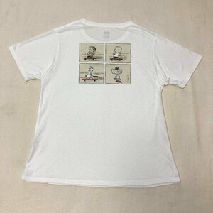 PEANUTS　SNOOPY　スヌーピー　スヌーピー I FEEL OLD-FASHIONED !　プリント　Tシャツ　ホワイト/白　M