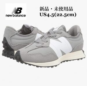 New Balance ニューバランス GS327 グレー レディース スニーカー ランニング US4.5