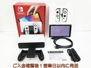 【1円】任天堂 有機ELモデル Nintendo Switch 本体 セット ホワイト 初期化/動作確認済 ニンテンドースイッチ L09-036kk/G4