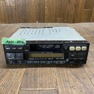 AV12-208 激安 カーステレオ TOYOTA TST-5125 08600-00580 カセット AM/FM 通電未確認 ジャンク